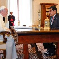 El Papa se reune con Maduro